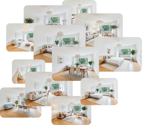 Flera AI-genererade bilder